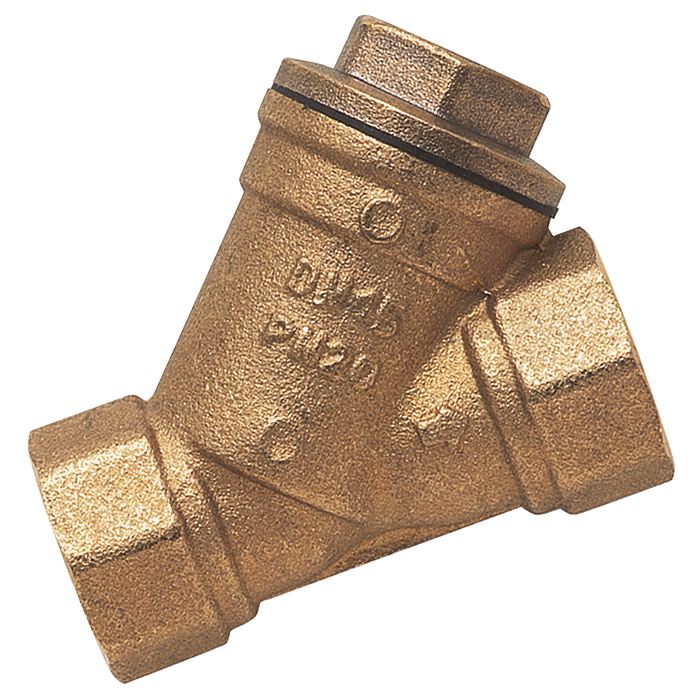 1.1/4"Bsp Fem "Y" Brass Straightainer
