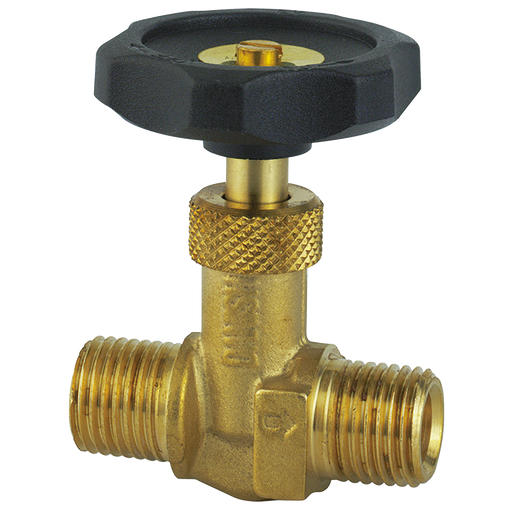 3/8" Bspt Equal Male Brass Needle Valve