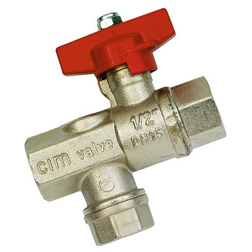 1/2" Bsp Brass Ball Valve Brass Alloy
