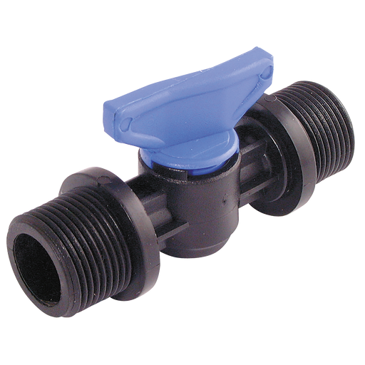 1/2" Bspp Male Plastic Ball Valve Polypropylene