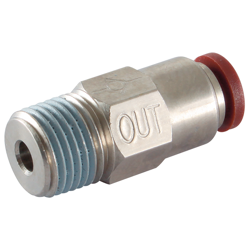 6Mm X 1/4" Bspt Conical Check Out Valve