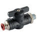 1/2" Bspp Plastic Ball Valve Straight