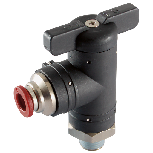 3/8" Bspp Plastic Ball Valve 90¬∞ Elbow Union