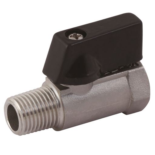 1/2"Bspm X 1/2"Bsp Tapered Female Male Female 316Ss Minivalve