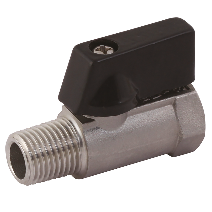 1/2"Bspm X 1/2"Bsp Tapered Female Male Female 316Ss Minivalve