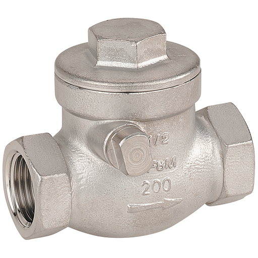 1/4" Bsp 316 St/St Swing Check Valve