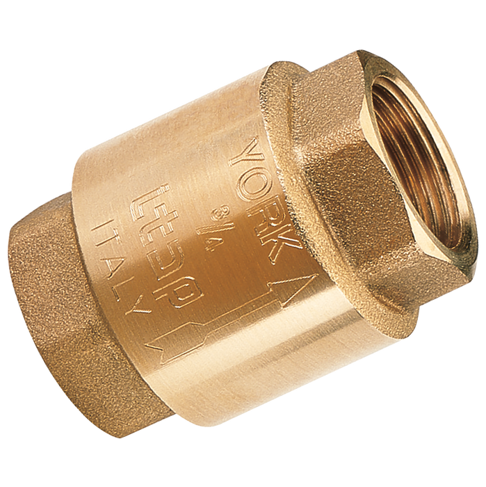 1/2" Bsp Fem Brass Check Valve York