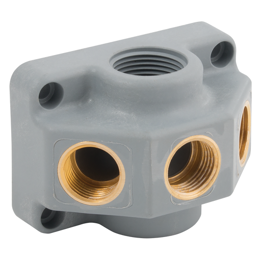 1X3/4" Bspp Inlet 3X1/2" Bspp Outlets