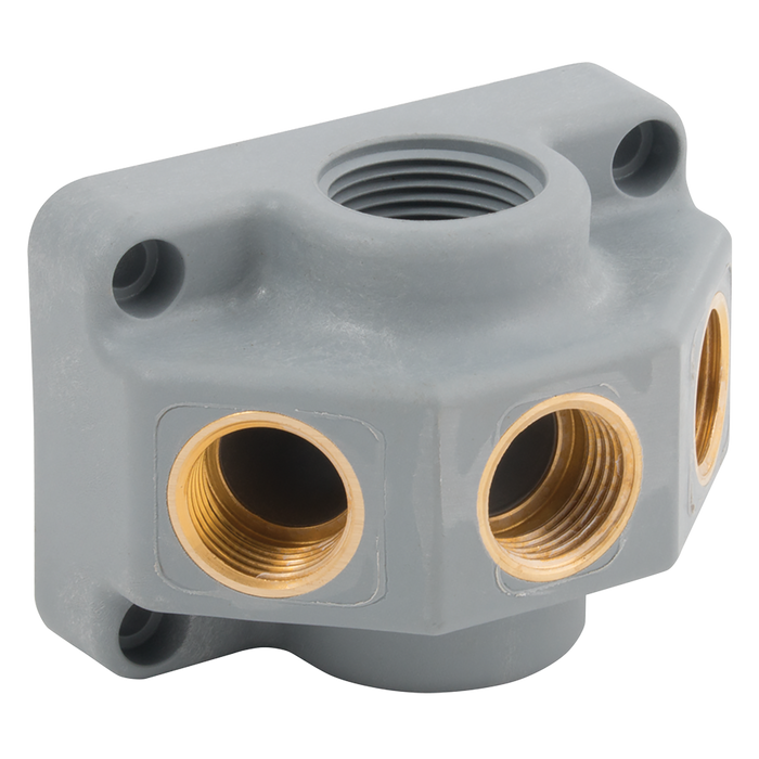 1X3/4" Bspp Inlet 3X1/2" Bspp Outlets