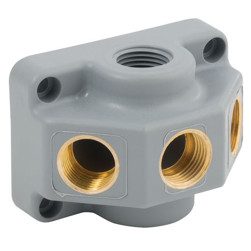 1X1/2" Bspp Inlet 3X1/2" Bspp Outlets