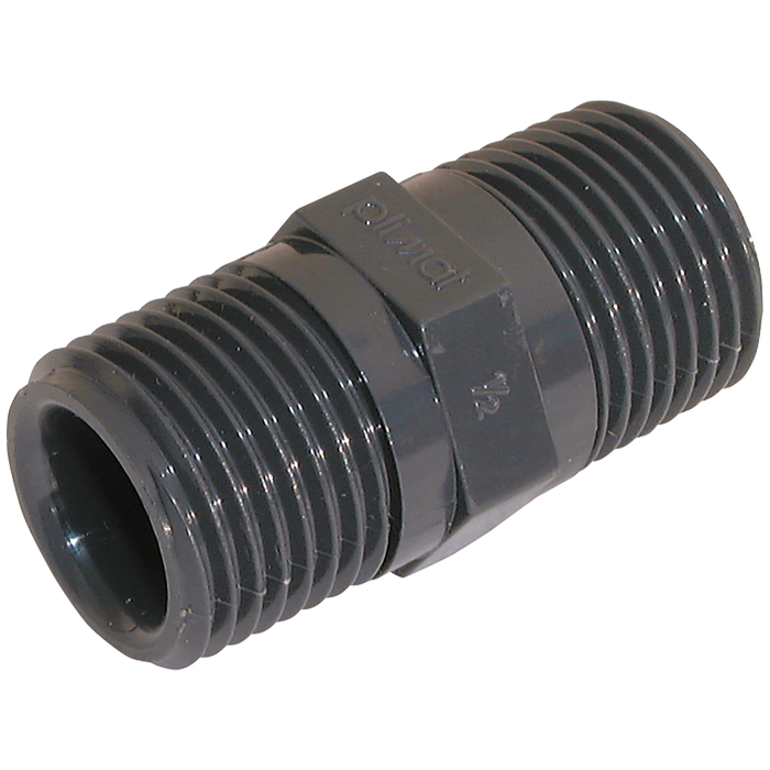 1/2" Bsp Male Equal Nipple Pvc