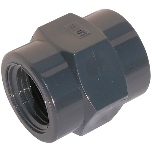 1/2" Bsp Female Double Socket Pvc