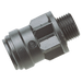 15Mm Od X 1/2" Bspp Male Straight Adaptor
