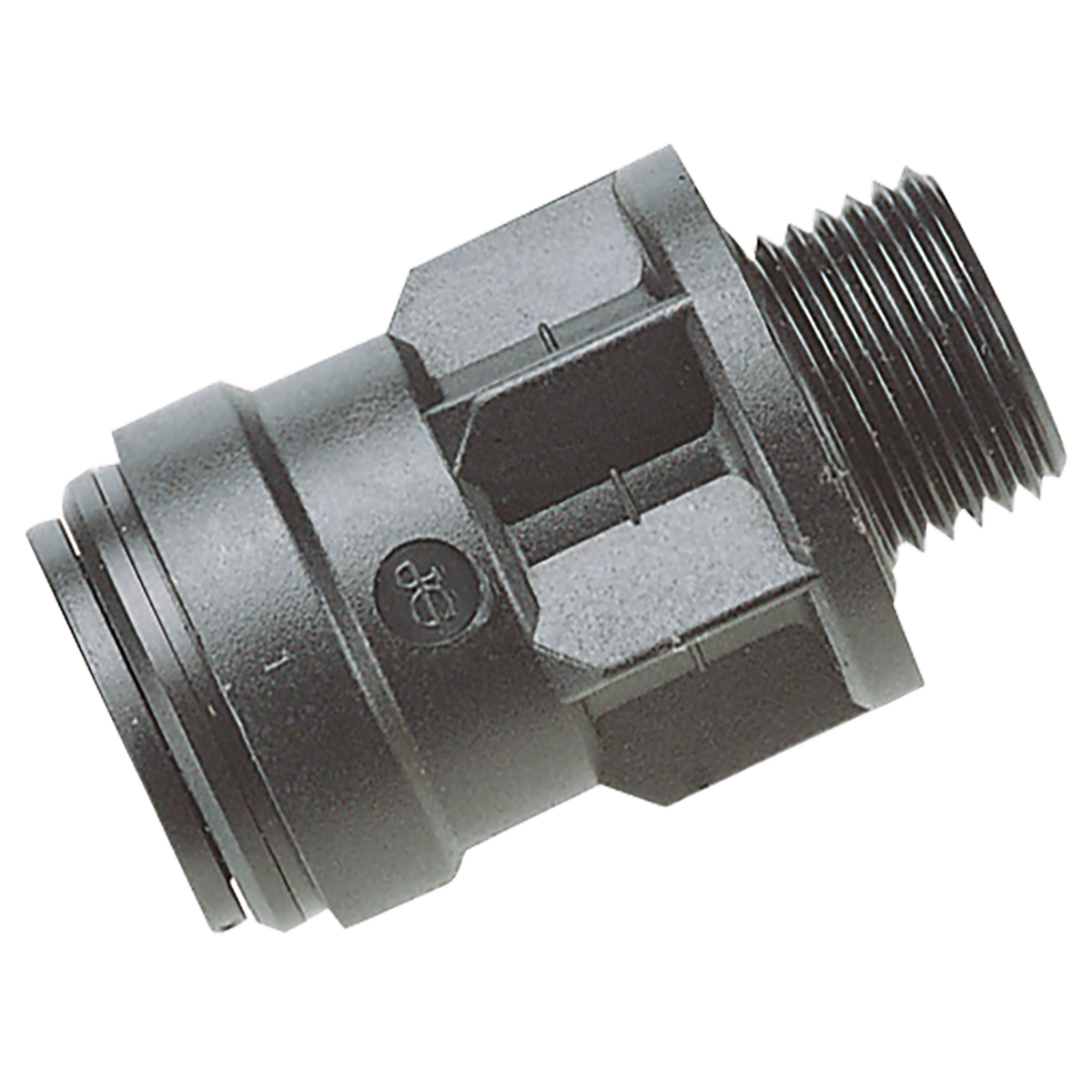 John Guest PM011814E 18mm O/D x 1/2" BSPP Male Straight Adaptor