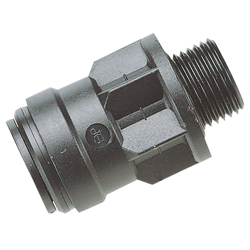 18Mm Od X 1/2" Bspp Male Straight Adaptor