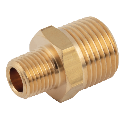 1/4" Bspt Male X 1/2" Bspt Male Unequal Adaptor