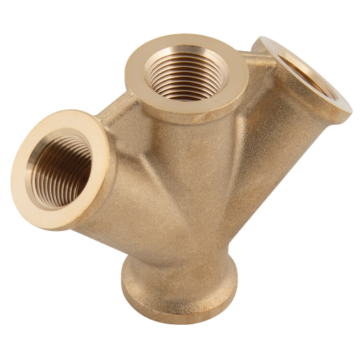 3/8" Bspp Female Triple Outlet