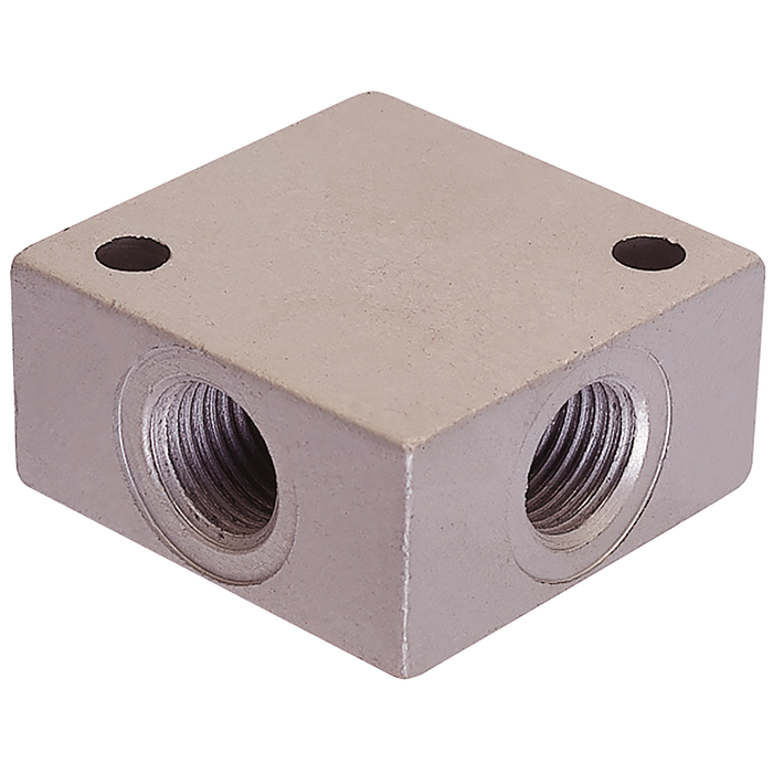 1/8" Bsp Equal Female Cross Aluminium