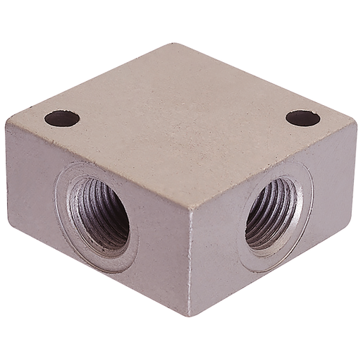 3/8" Bsp Equal Female Cross Aluminium