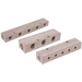 Manifold 1/4" Bsp X 2 X 1/8" Bsp 3X1Row