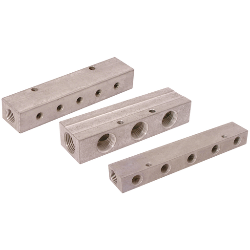 Manifold 3/8" Bsp X 2 X 1/4" Bsp 4X2Row