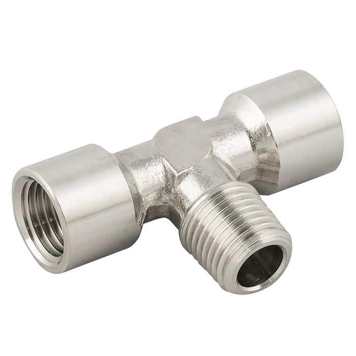 1/4" Bspt Male X 1/4" Bspp Female Equal Tee