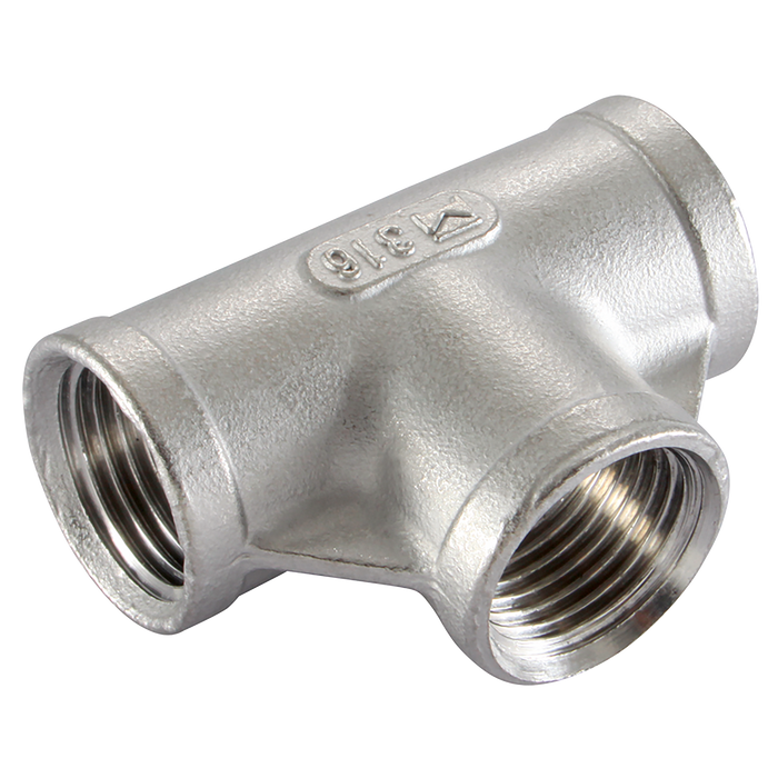 1/4" Bspp Female Equal Tee