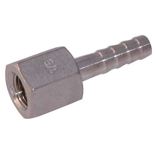 1/4" Bspp Female X 09Mm Hosetail 316