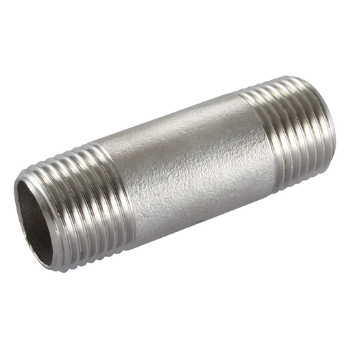 3/8" Bspt Male Barrel Nipple 40Mm 316