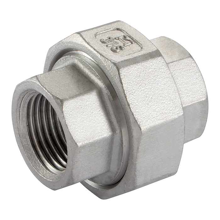 3/8" Bspp Female Hexagon 2 Piece Union