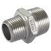 1.1/4" X 1/2" Bspt Male Hex Nipple 316