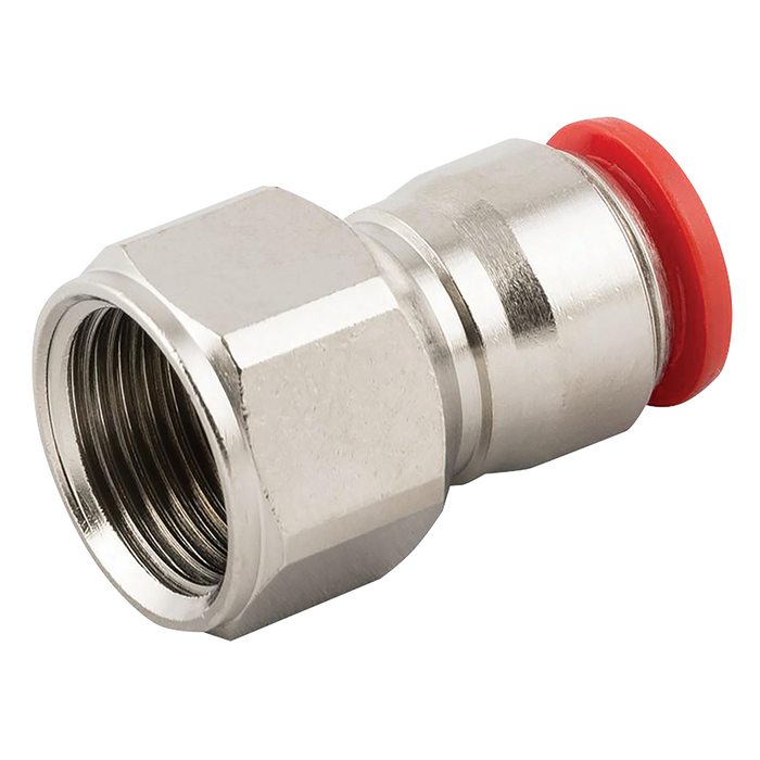 08Mm Od X 3/8" Bspp Fem Stud Pushin