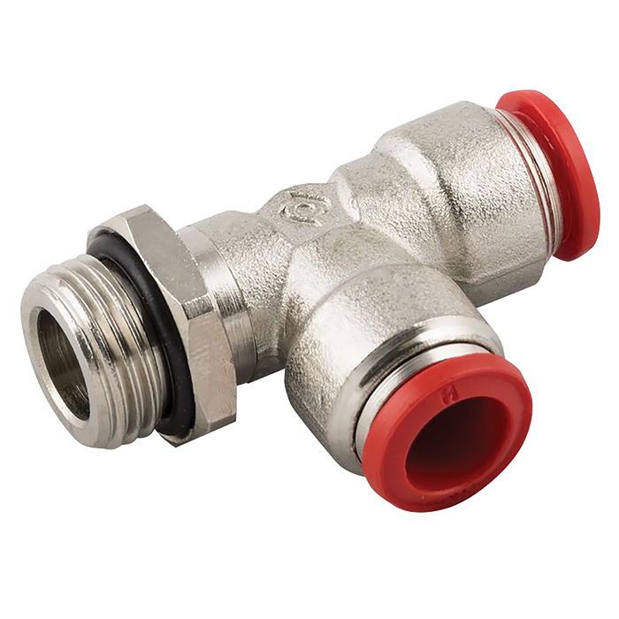 06Mm Od X 1/4" Bspp Male Sw Tee Pushin