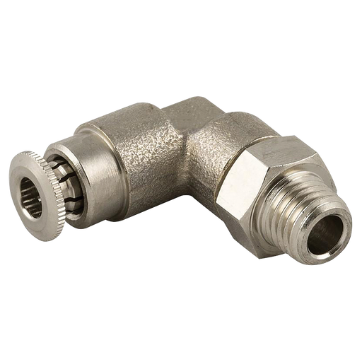 Swivel Elbow Adaptor 6-M8X1
