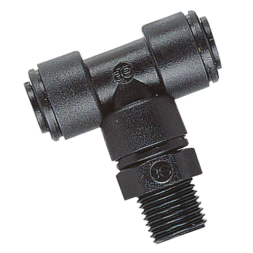 08Mm Od X 3/8" Bspt Male Sw Tee Cent Leg