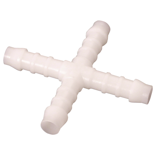 05Mm Id Equal Cross Push-On White