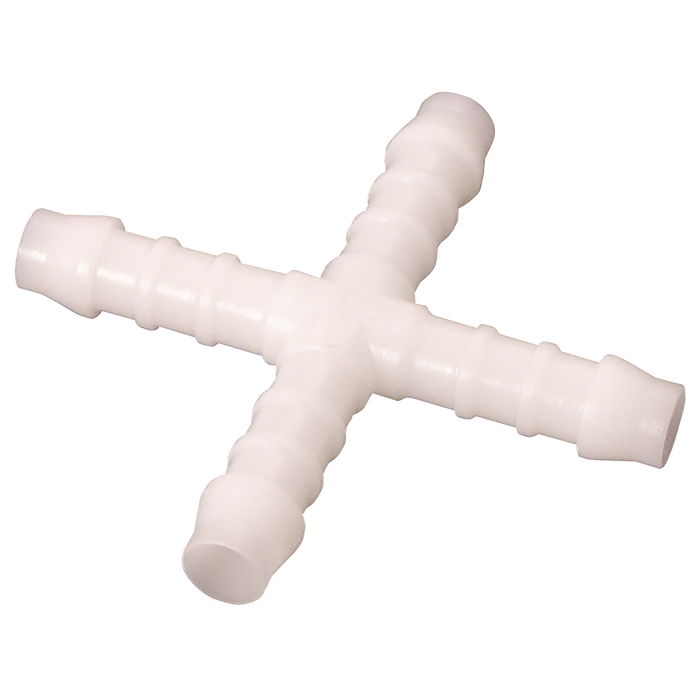 12Mm Id Equal Cross Push-On White