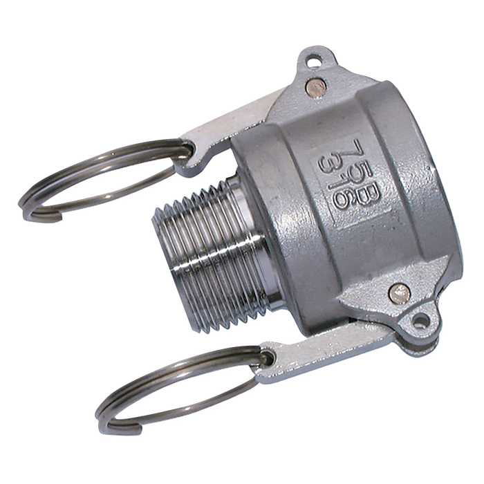 1/2" Bspt Male Camlock Type B Stainless