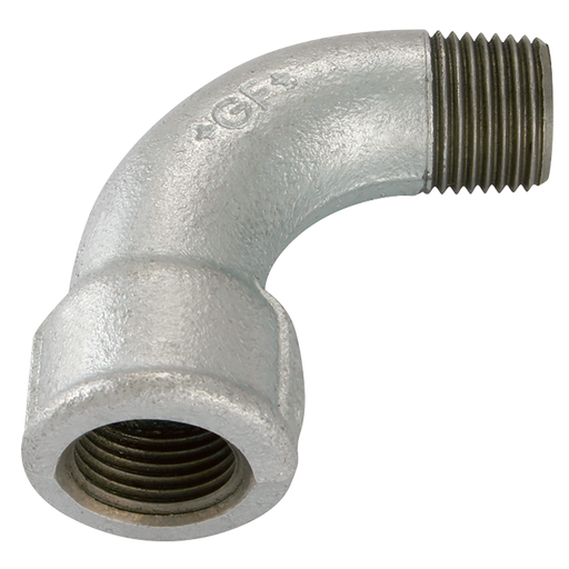 1.1/2"Bsp/T Male/F Long Bend Galvanised Gf1G