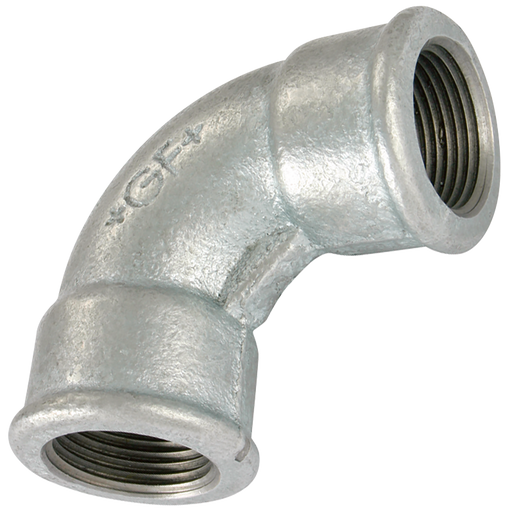 1.1/2"Bspp Fem/Fem Short Bend Galvanised Gf2Ag