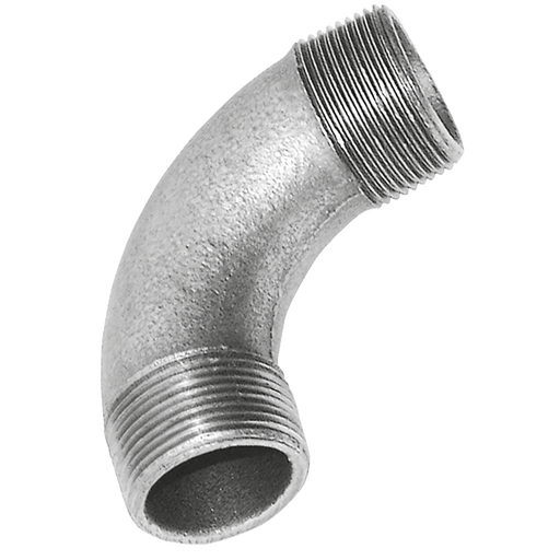 1.1/2"Bspt Male Equal Bend Galvanised Gf3G