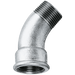 1/2" Bsp/T Male/Fem 45¬∞ Bend Galvanised Gf40G