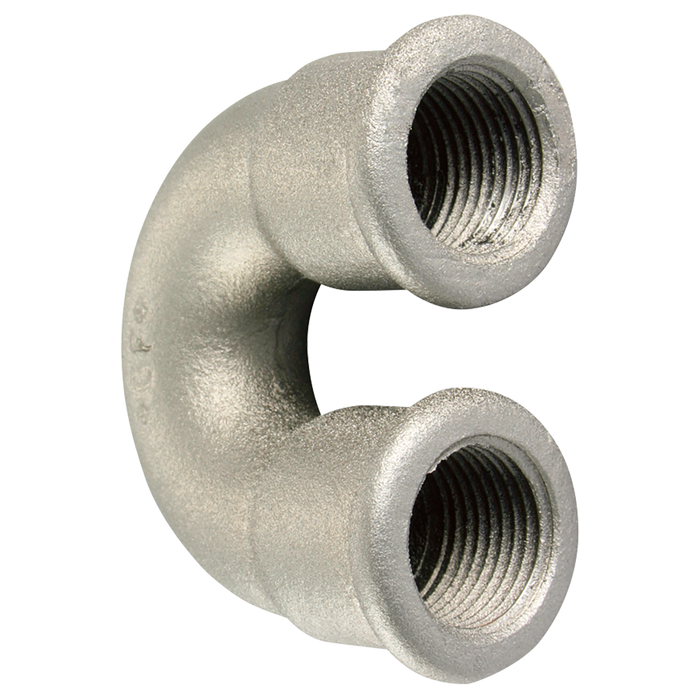 3/4" Bspp Fem 180 Deg Bend Galvanised Gf60G
