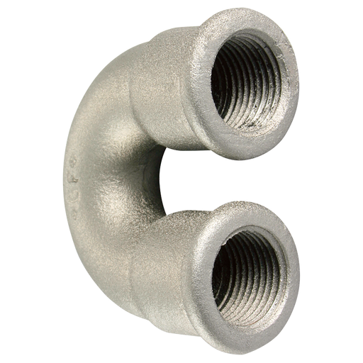 1.1/4"Bspp Fem 180 Deg Bend Galvanised Gf60G