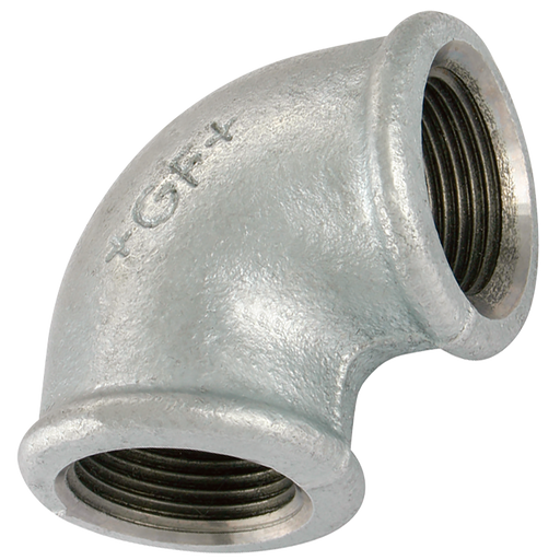 1.1/2"Bspp Fem Equal 90¬∞ Elbow Galvanised Gf90G