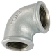 3" Bspp Fem Equal 90¬∞ Elbow Galvanised Gf90G