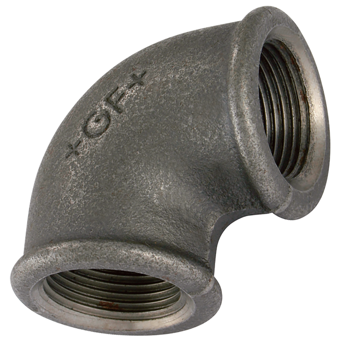 3/4"X1/2" Bsp Fem Redu Elbow Black Gf90