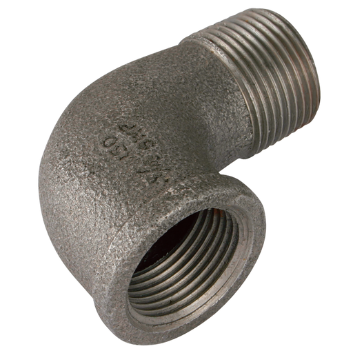 3/8" Bsp/T Male/Fem Elbow 90 Black Gf92
