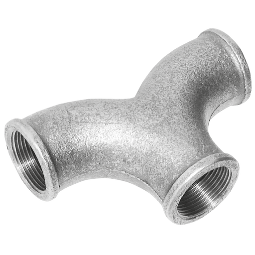1.1/2" Bspp Fem Twin Elbow Galvanised Gf132G