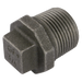 1/2" Bspt Male Beaded Plug Black Gf290